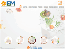 Tablet Screenshot of eymperu.com